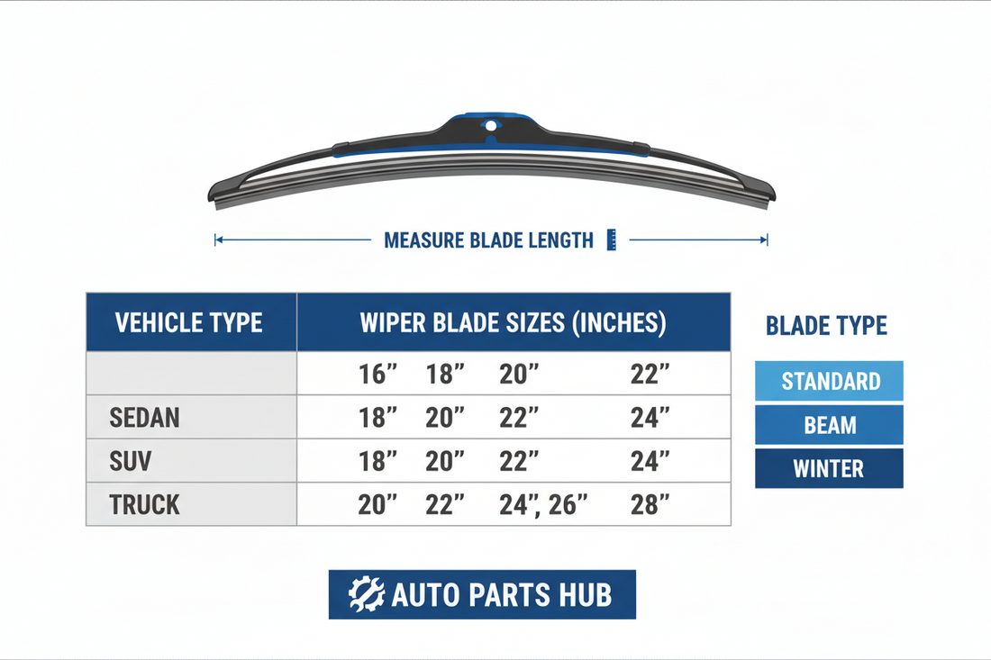 wiper blade size chart