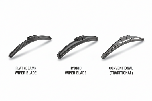 wiper blades flat hybrid conventional
